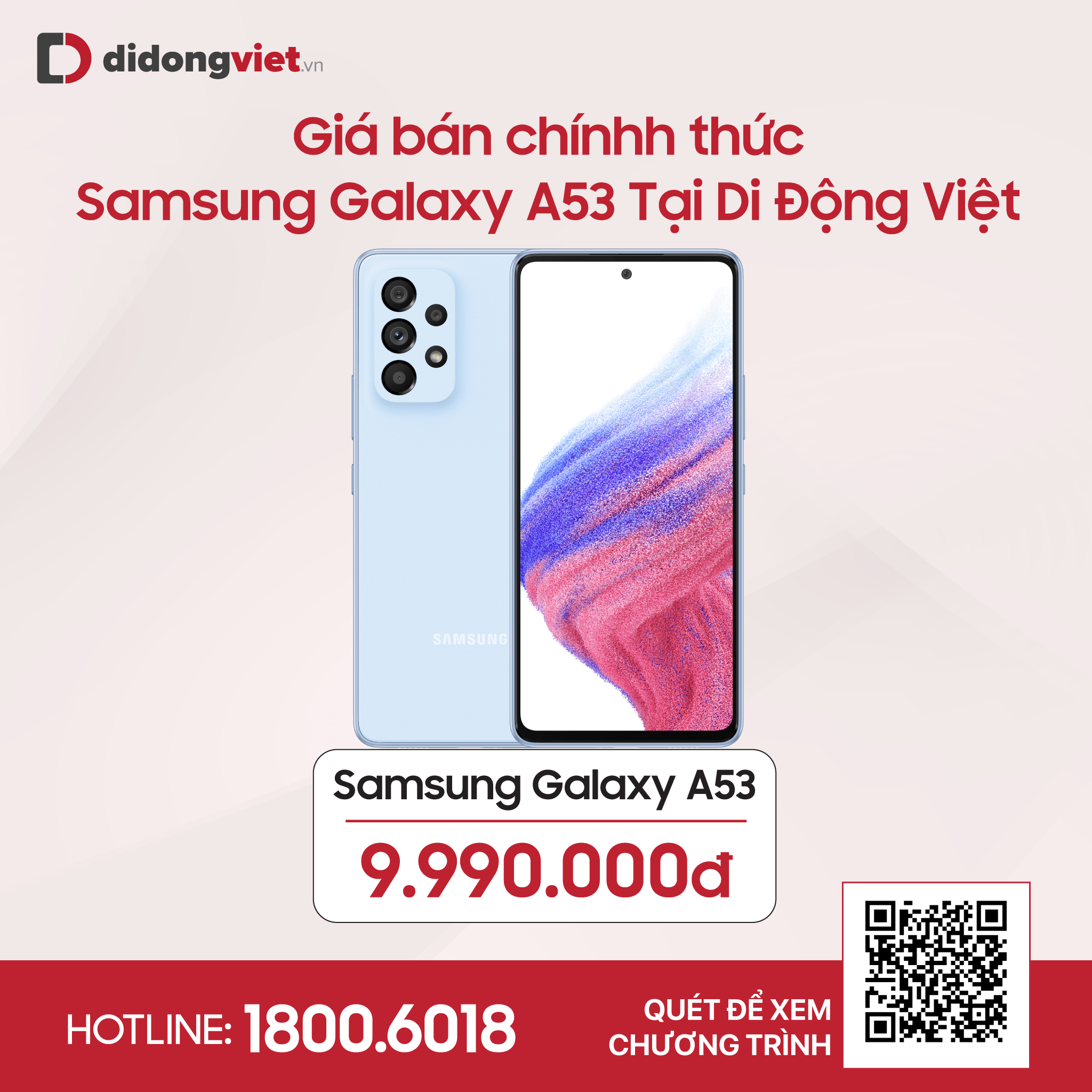 Samsung Galaxy A53 5G ra mắt, giá 9.99 triệu đồng tặng kèm bộ quà tặng trị giá đến 3.8 triệu đồng khi đặt trước