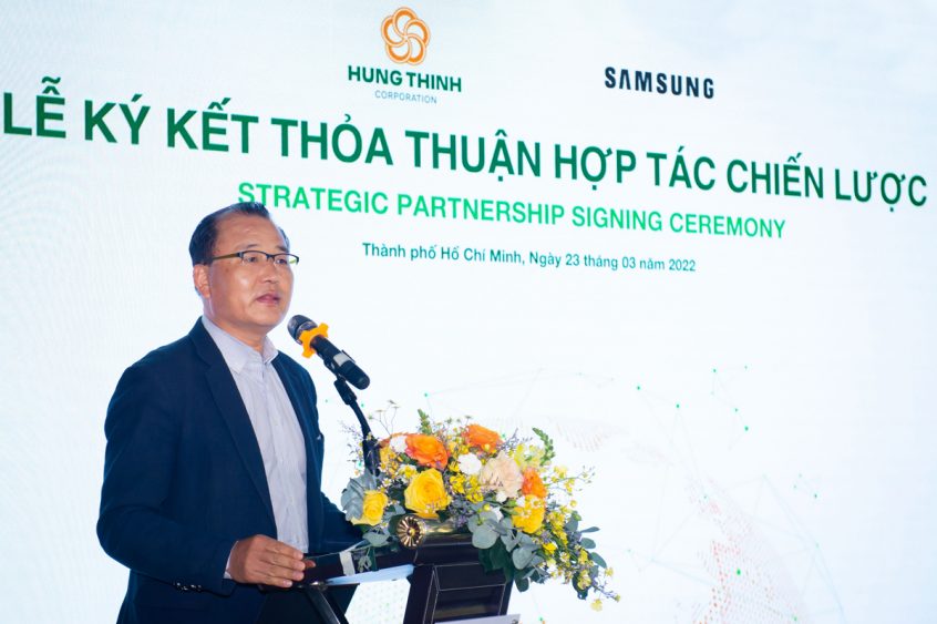 Samsung ký kết hợp tác chiến lược với Tập đoàn Hưng Thịnh