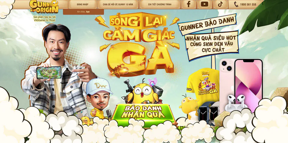 Báo danh “Sống lại cảm giác Gà” nhận Skin Đen Vâu cực chất và quà hi-tech siêu hot