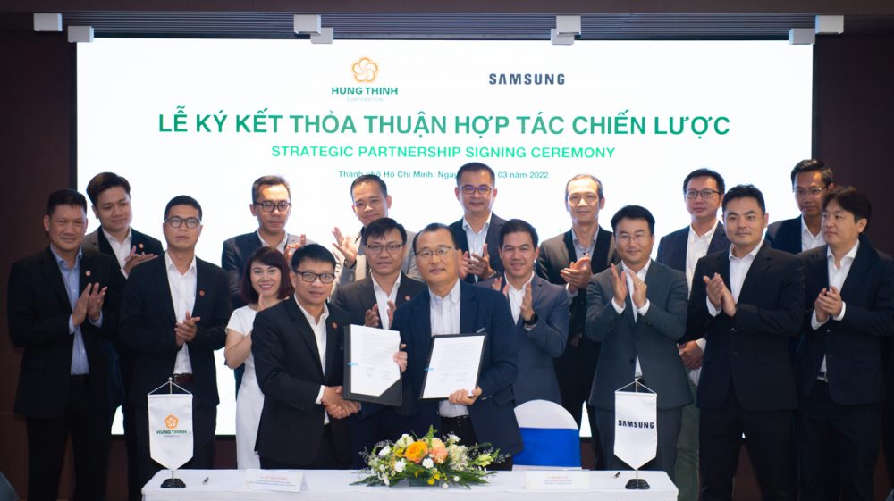 Samsung ký kết hợp tác chiến lược với Tập đoàn Hưng Thịnh