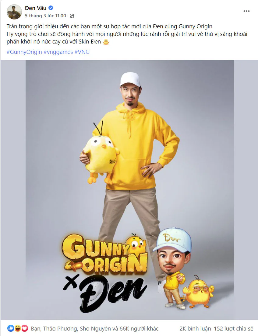 Hợp tác với Gunny Origin, Đen Vâu – rapper làng nhạc chính thức lấn sân ngành game