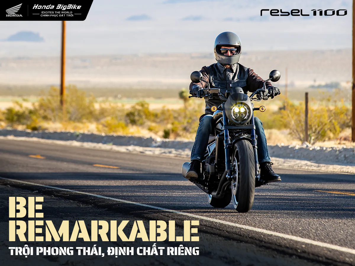 Honda Việt Nam ra mắt Rebel 1100 2022, giá từ 449 triệu đồng