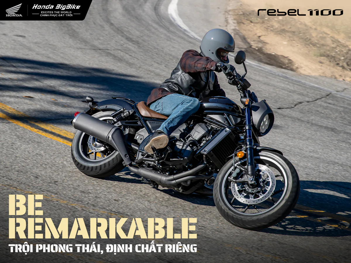 Honda Việt Nam ra mắt Rebel 1100 2022, giá từ 449 triệu đồng