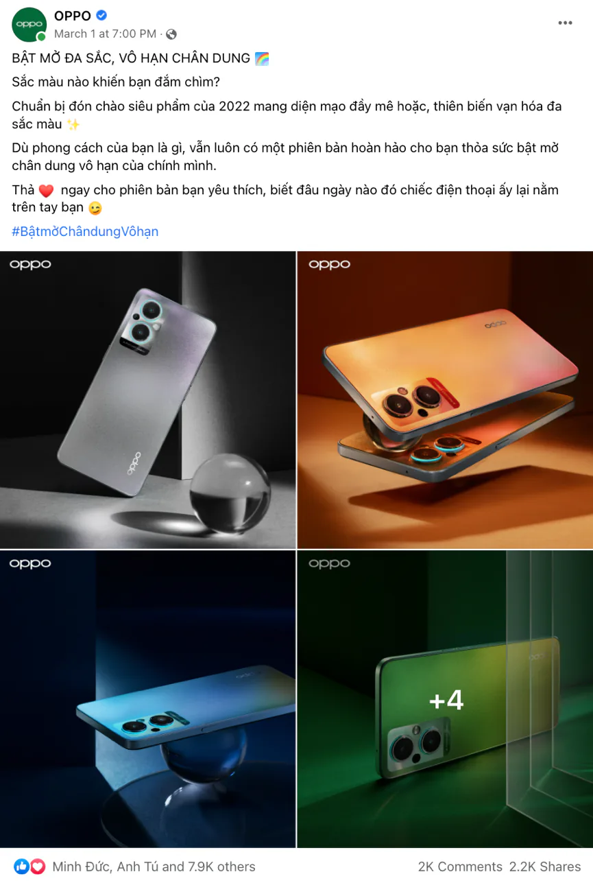 Soi loạt điểm nhấn mới trên OPPO Reno7 Series sắp ra mắt: Màu sắc mê hoặc, camera cụm sáng kép,...