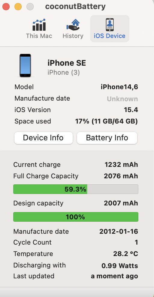 iPhone SE 2022 có pin dung lượng 2007mAh, lớn hơn so với phiên bản 2020