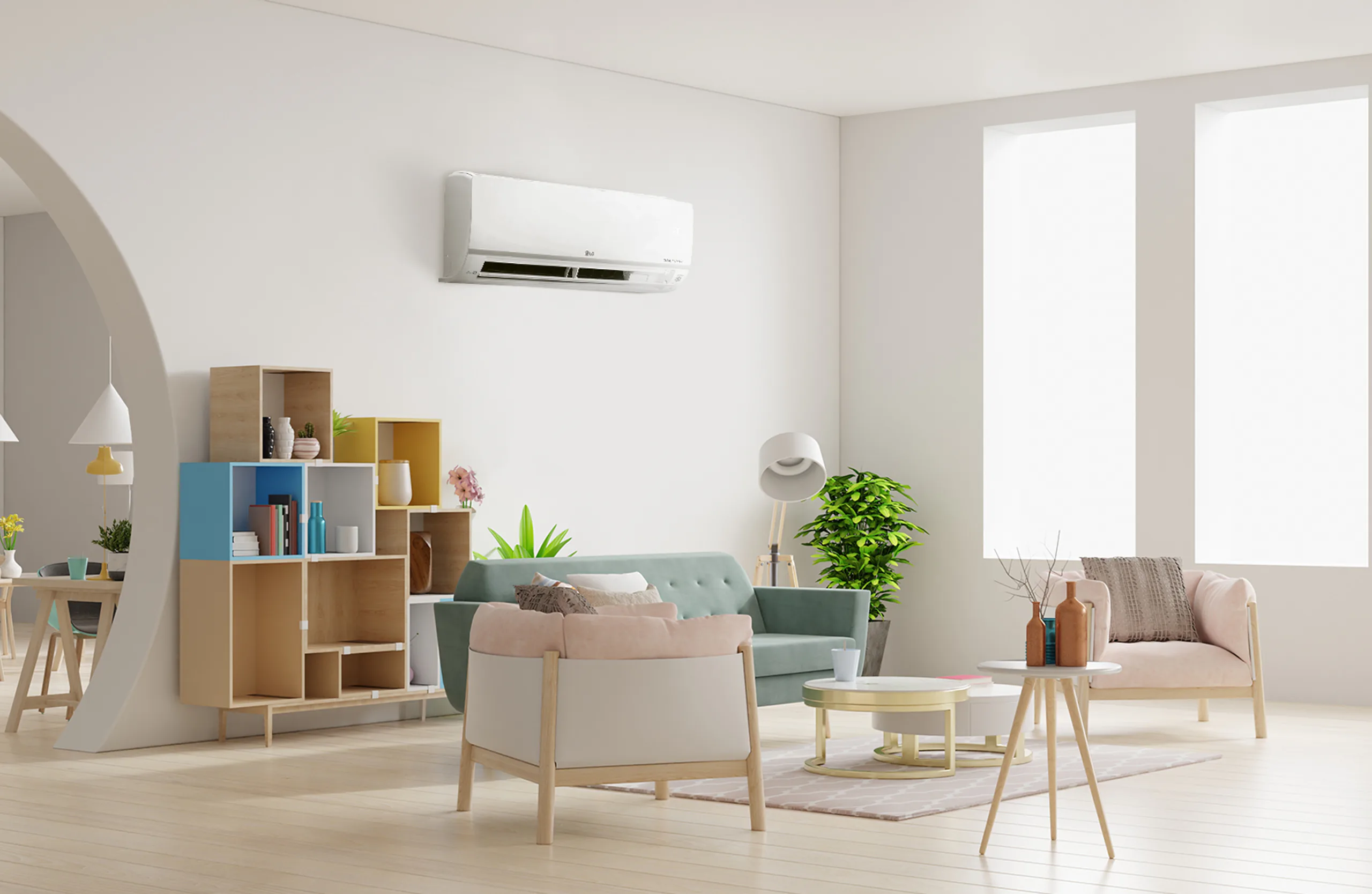 LG giới thiệu máy điều hoà lọc khí cao cấp LG DUALCOOL 2022