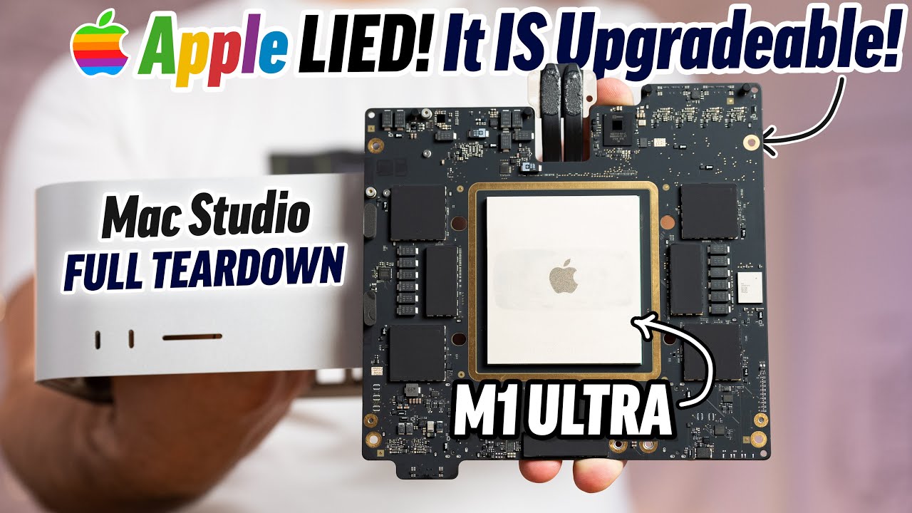 Mở bung Mac Studio với M1 Ultra để soi linh kiện bên trong có gì