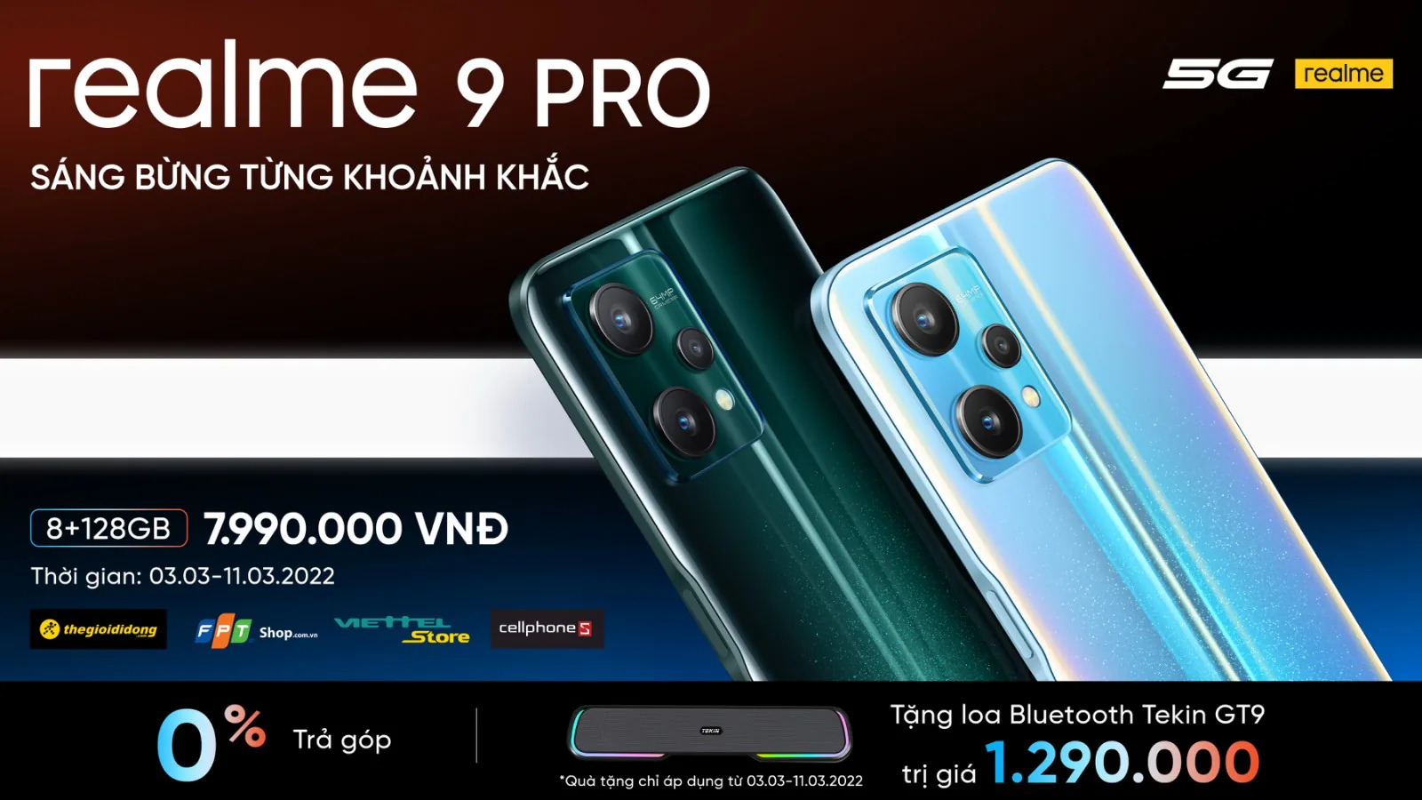 Chào năm mới, realme tung chương trình khuyến mãi lớn hấp dẫn cho tất cả các sản phẩm điện thoại