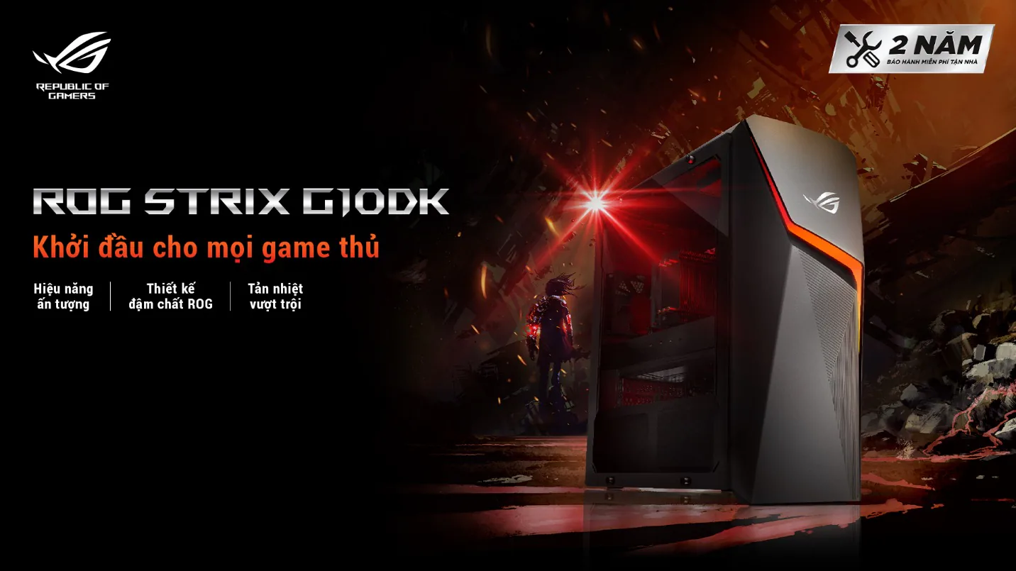 ROG ra mắt bộ đôi máy bộ ROG Strix GA35 G35DX và ROG Strix G10DK cho cộng đồng game thủ