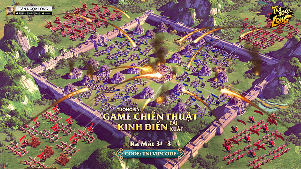 Mobile game chiến thuật Tân Ngọa Long chính thức ra mắt vào 10:00 sáng nay 31/03