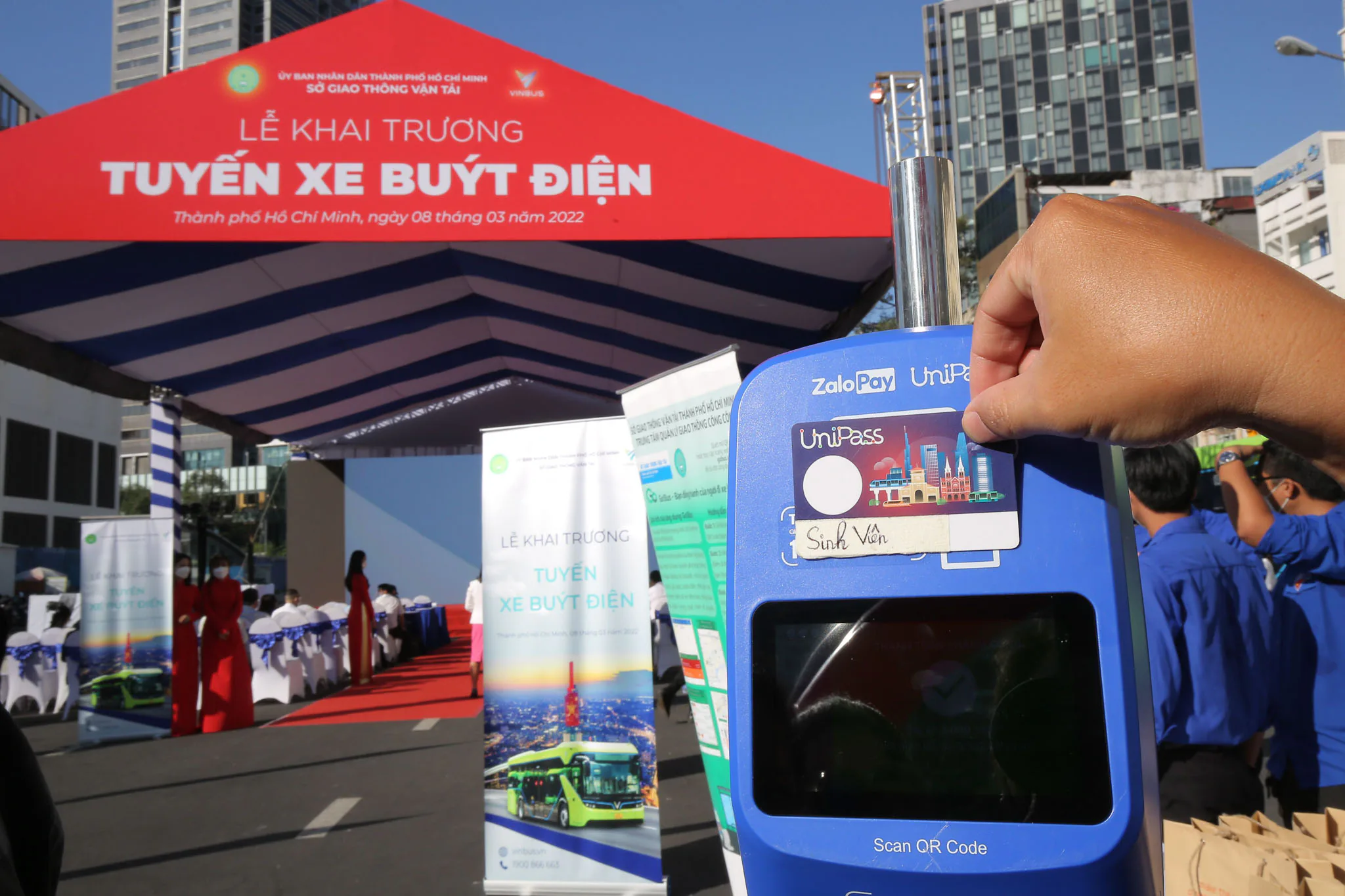 Tuyến xe buýt điện đầu tiên của VinBus tại TP.HCM đã được triển khai
