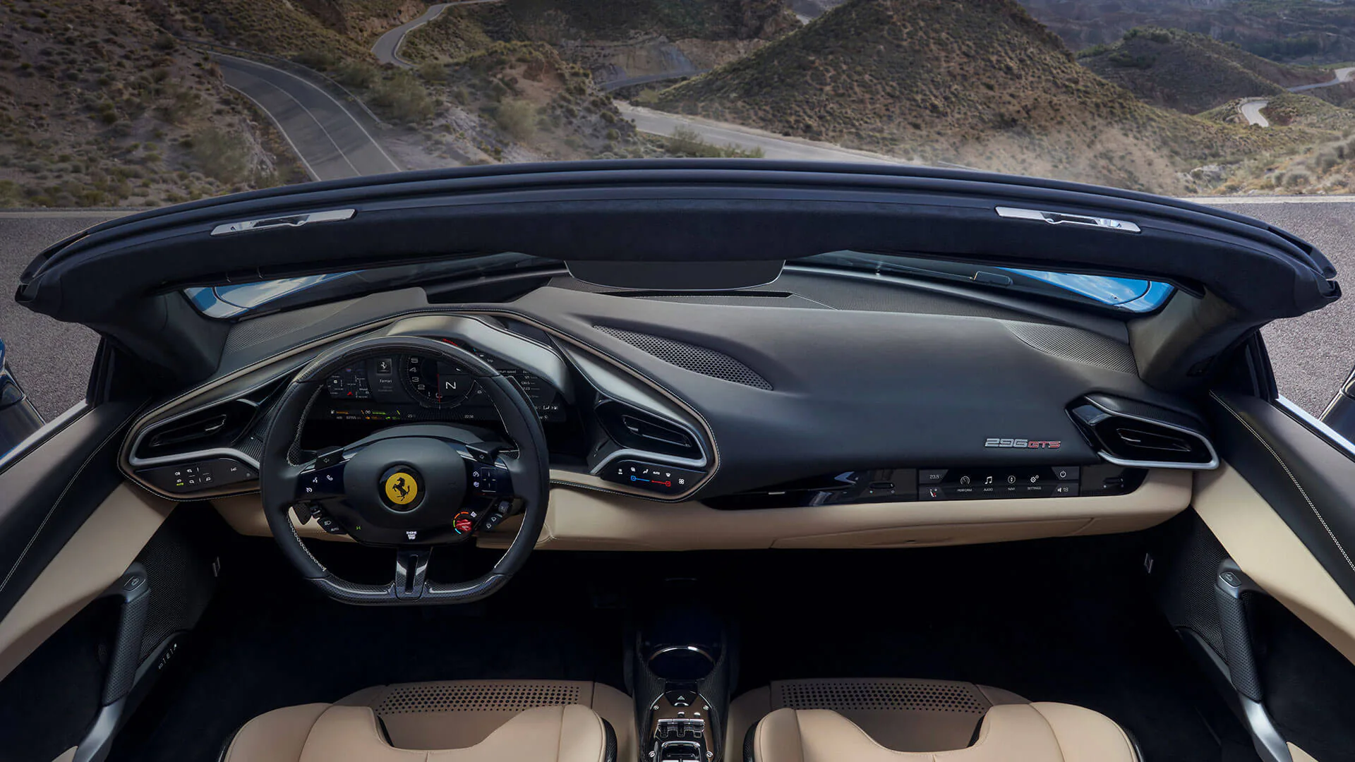 Ferrari 296 GTS ra mắt với thiết kế berlinetta mui trần, động cơ Ferrari V6 hybrid, 830 mã lực