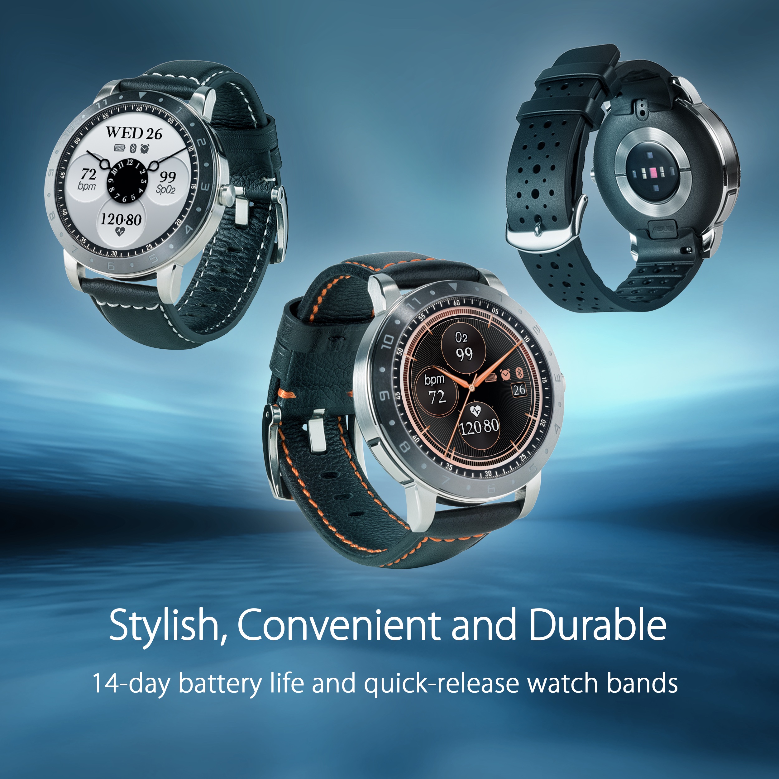 ASUS giới thiệu smartwatch VivoWatch 5, đồng hồ đeo tay đo được huyết áp