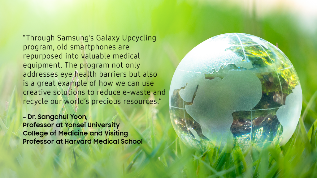 Máy chụp võng mạc Samsung EYELIKE thúc đẩy công nghệ bảo vệ con người và Trái đất