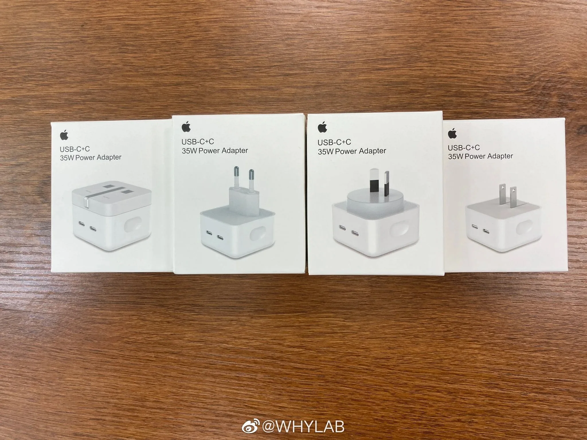 Lộ diện hình ảnh được cho là vỏ hộp của cốc sạc Apple 2 cổng 35W