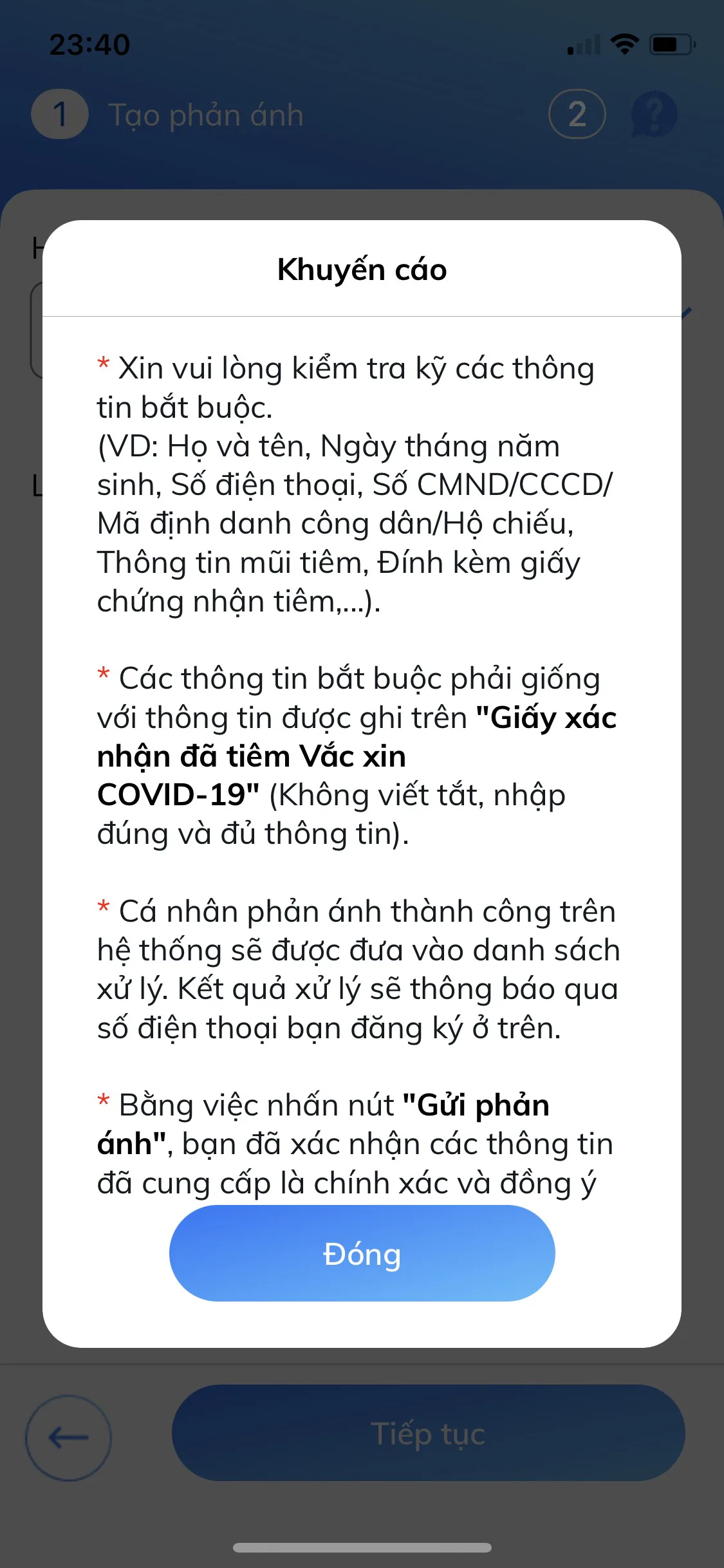 Hướng dẫn cập nhật mũi tiêm vaccine COVID-19 nếu bạn đã tiêm rồi mà vẫn chưa hiển thị