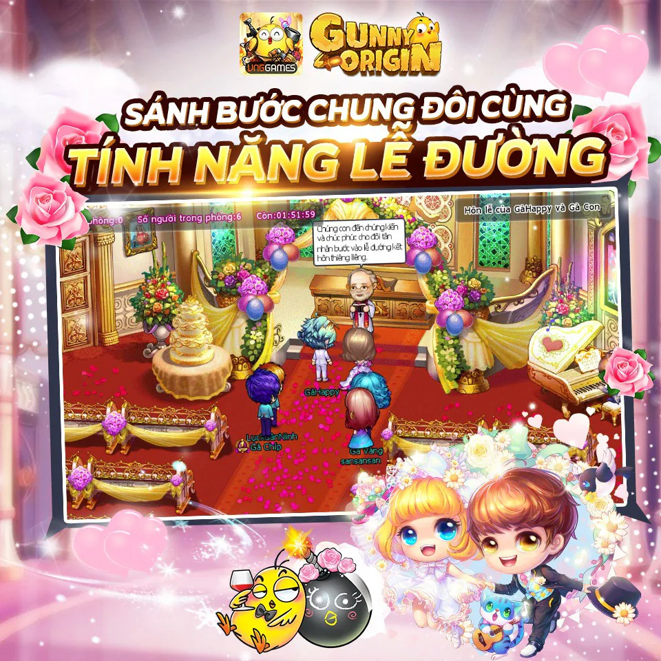 Kết hôn trong Gunny Origin có gì thú vị mà game thủ đua nhau khoe?