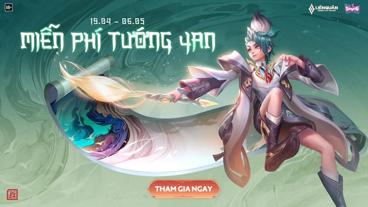 Liên Quân tung bão quà tặng dành cho các game thủ trong dịp lễ 30/4 - 1/5