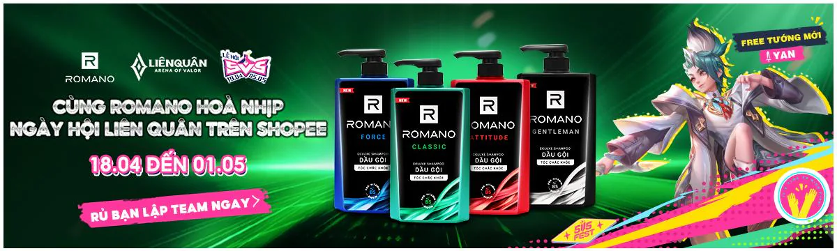 Các thương hiệu được giới trẻ yêu thích tiếp tục hợp tác cùng Liên Quân dịp lễ này