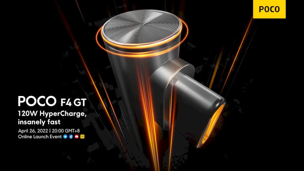 Poco F4 GT ra mắt với chip Snapdragon 8 Gen 1, màn hình 120Hz và sạc 120W