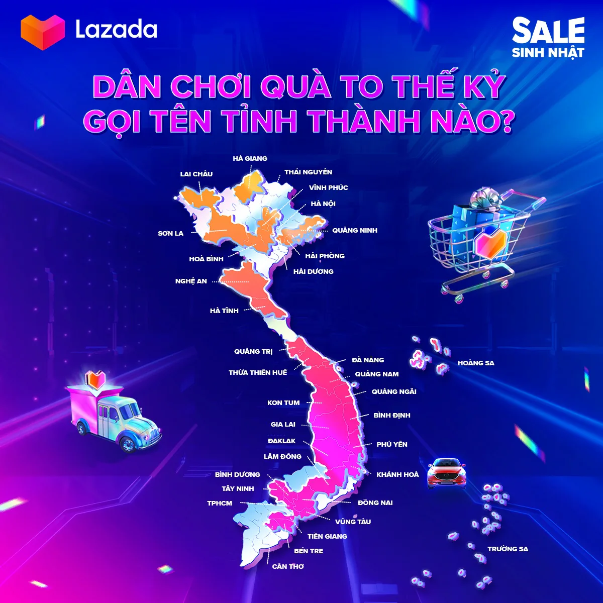 Hàng triệu người tiêu dùng Việt nhận được quà khủng trong Lễ hội mua sắm “Sinh nhật thế kỷ” mừng Lazada tròn 10 tuổi