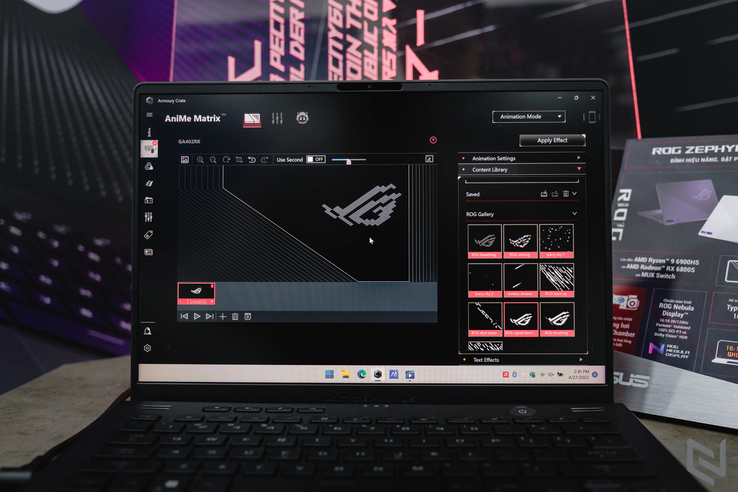 Trên tay ROG Zephyrus G14 2022: Nâng cấp AniMe Matrix, ROG Nebula Display, Mux Switch,...