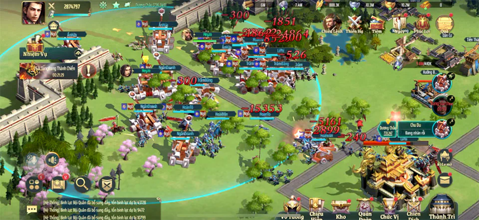 Công Thành Chiến - tính năng đang “đốt mắt” game thủ Tân Ngọa Long