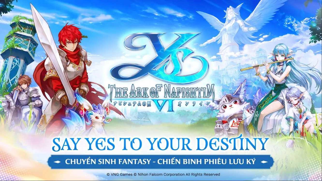 Ys 6 Mobile - The Ark of Napishtim chính thức ra mắt ở Việt Nam và 5 nước Đông Nam Á vào đầu tháng 5