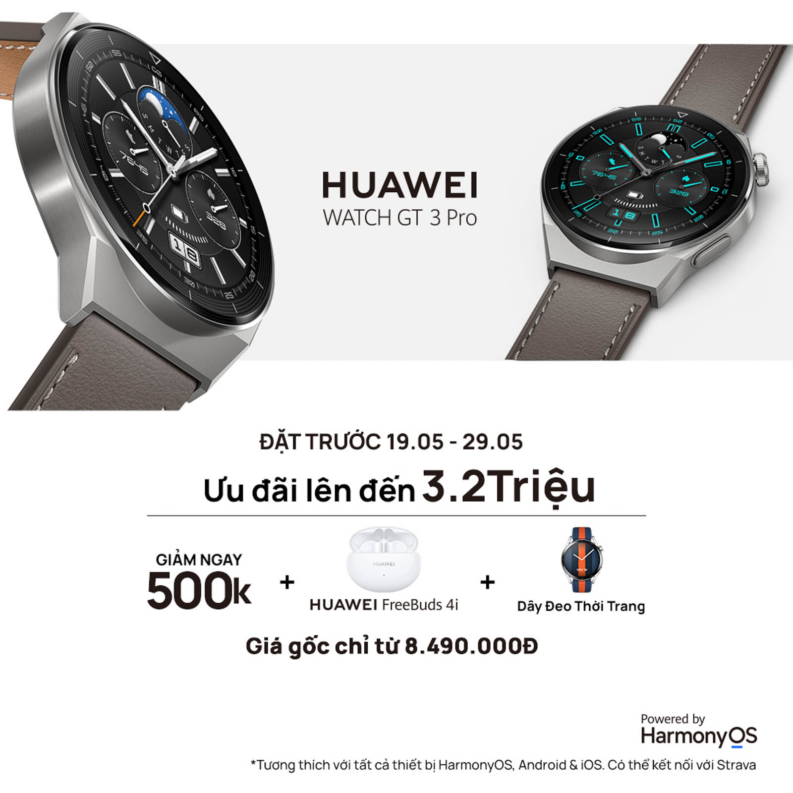 HUAWEI ra mắt 3 sản phẩm thiết bị đeo mới tại Việt Nam - Watch GT 3 Pro, Watch Fit 2 và Watch Kids Pro 4