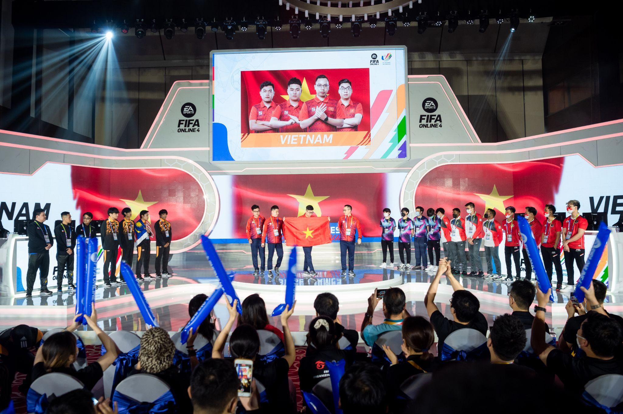 Ngày đầu ra quân nội dung Fifa Online 4 tại SEA Games 31, đội tuyển Việt Nam đại thắng chờ ngày đánh bại Thái Lan