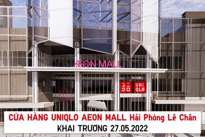 Cửa Hàng UNIQLO AEON MALL Hải Phòng Lê Chân chính thức khai trương
