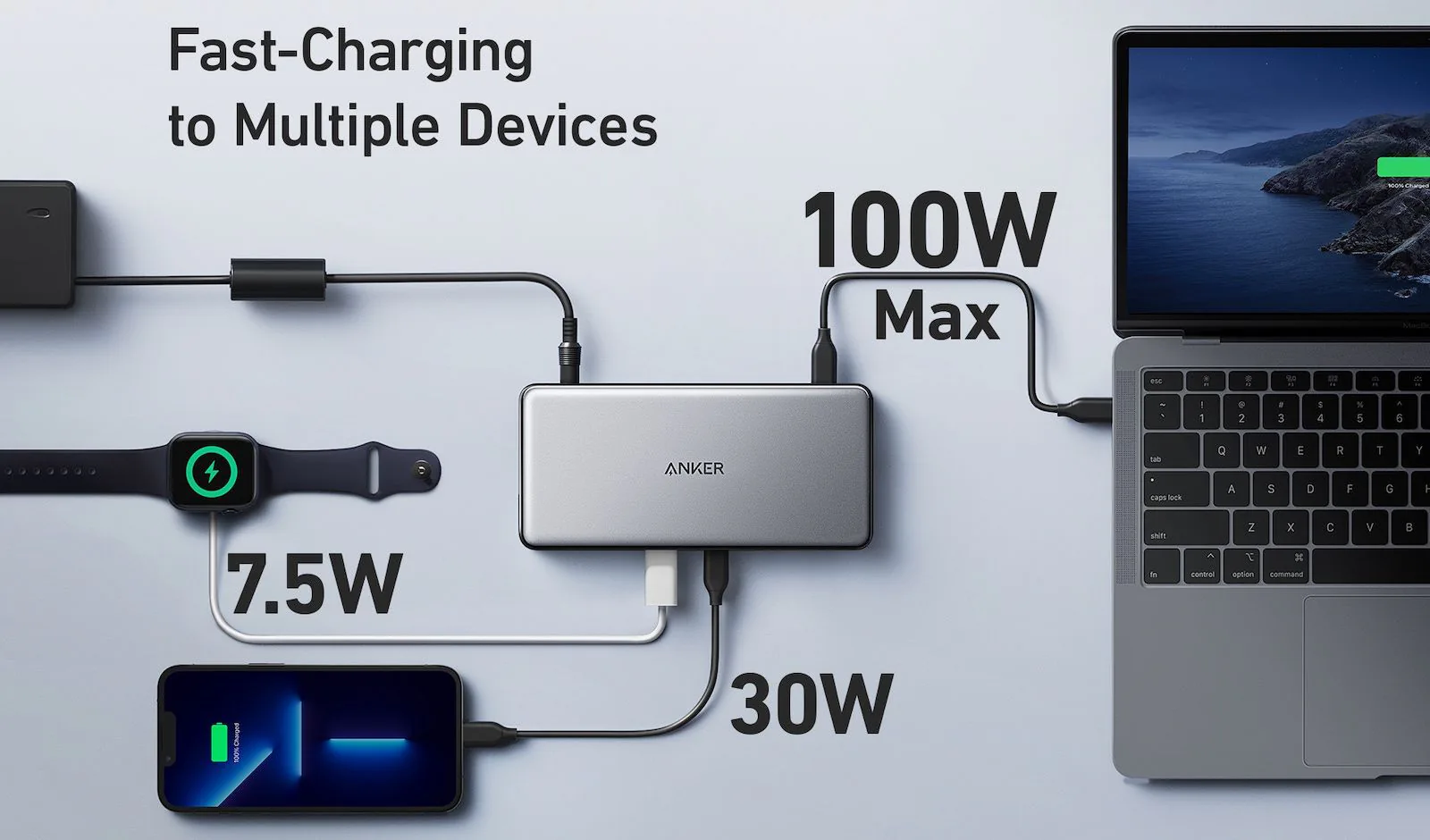 Anker ra mắt dock USB-C 563 mới giúp hỗ trợ đến 3 cổng xuất hình cho Mac M1