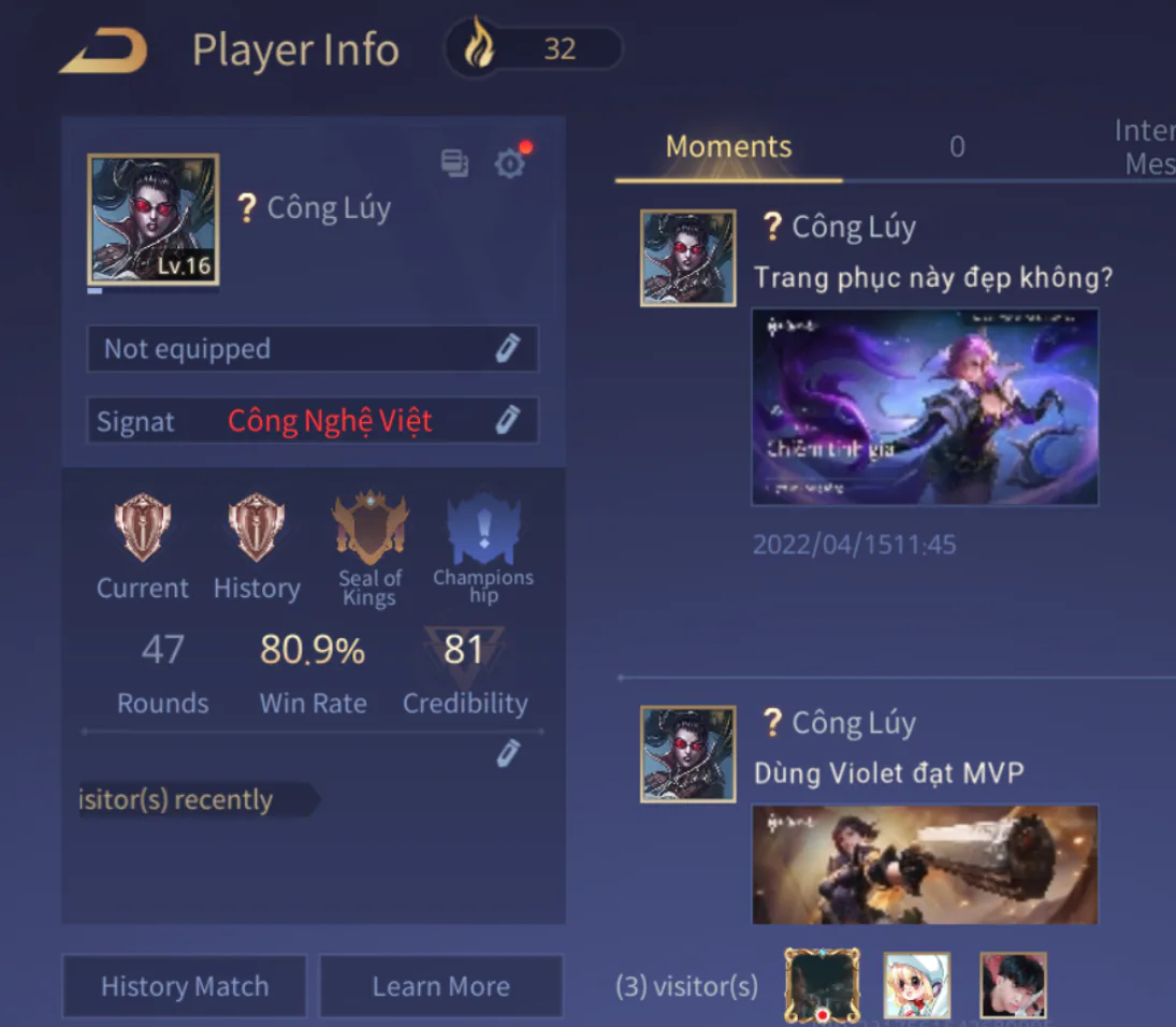 Hướng dẫn cách viết chữ màu trong Liên Quân Mobile