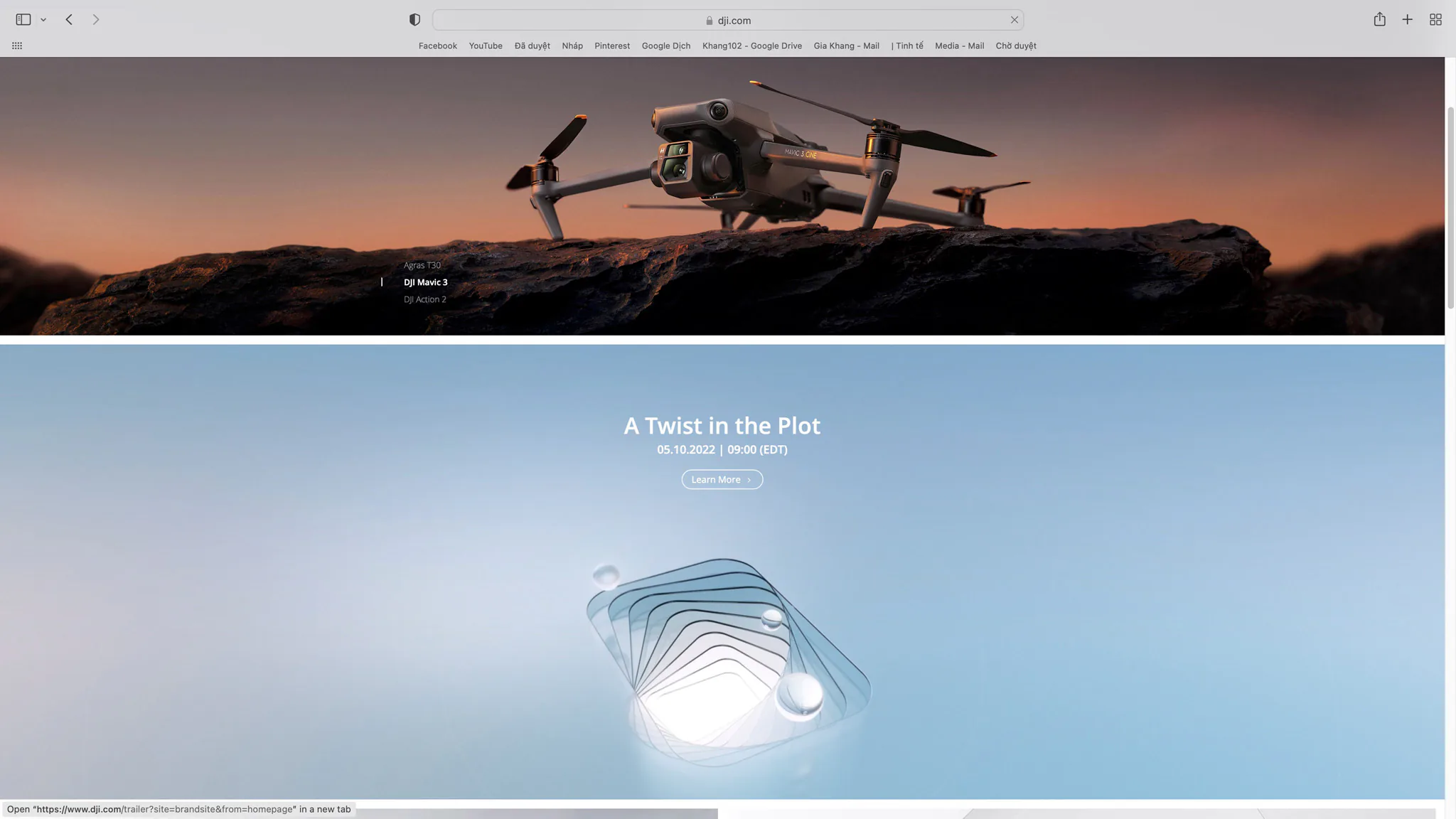 DJI thông báo sự kiện A Twist in the Plot, có thể là sẽ ra mắt DJI Mini 3 Pro