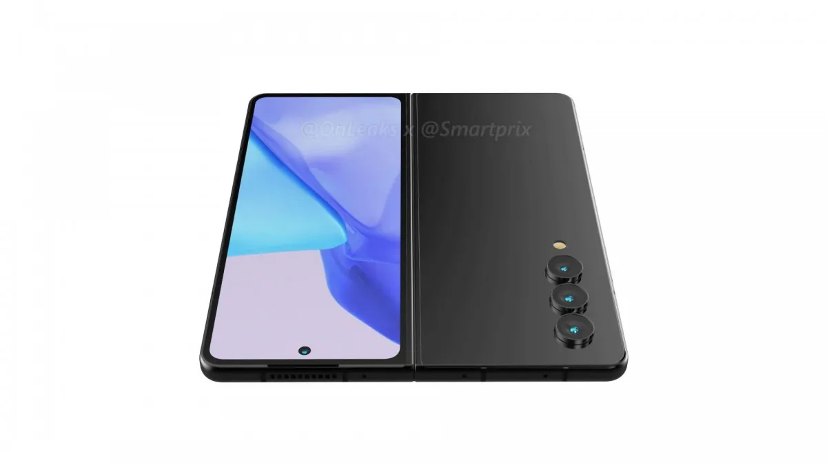 Xuất hiện loạt ảnh render Galaxy Z Fold4 cho thấy thiết kế gập của máy