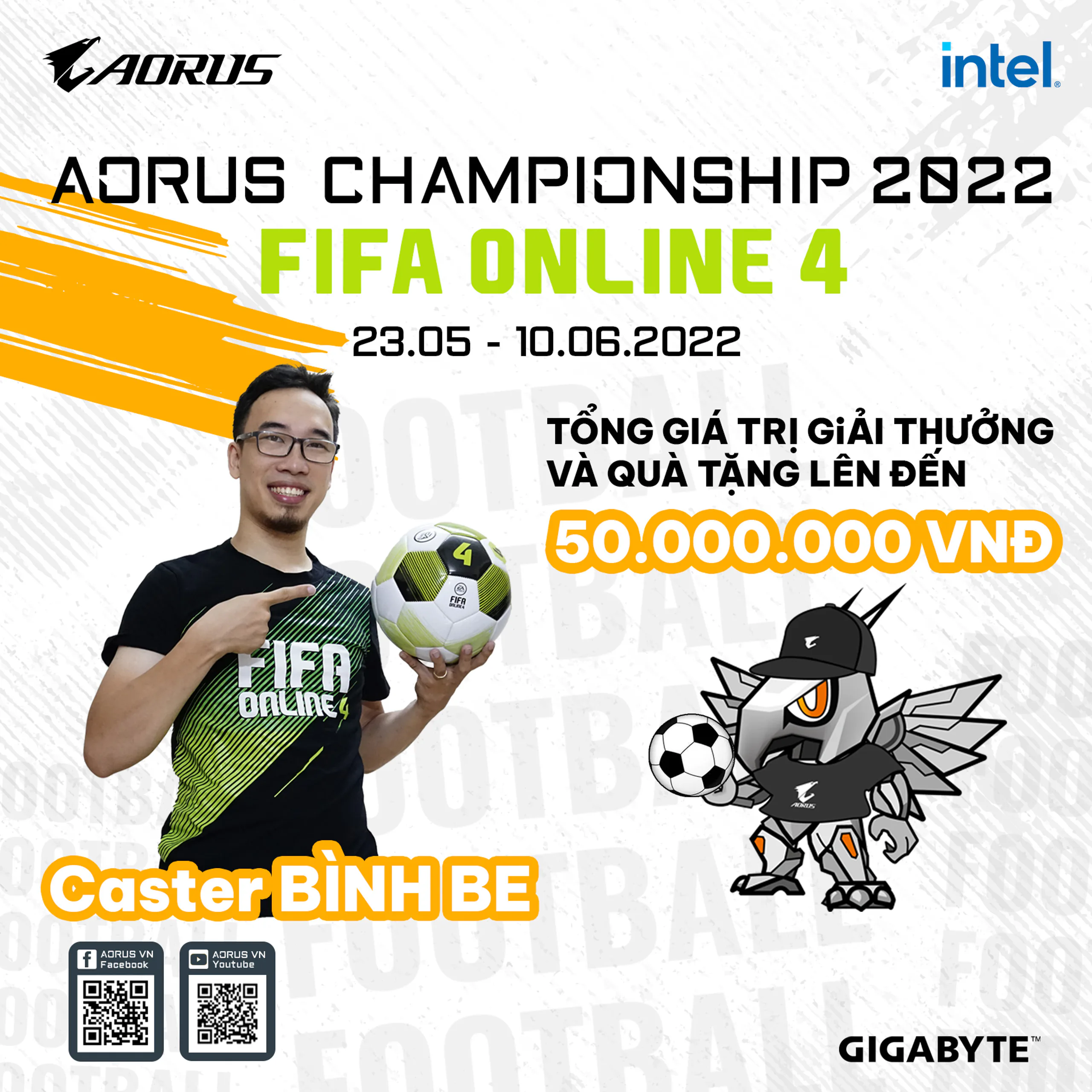 AORUS Championship 2022 FIFA Online 4 - Giải đấu siêu khủng cho Fan bóng đá