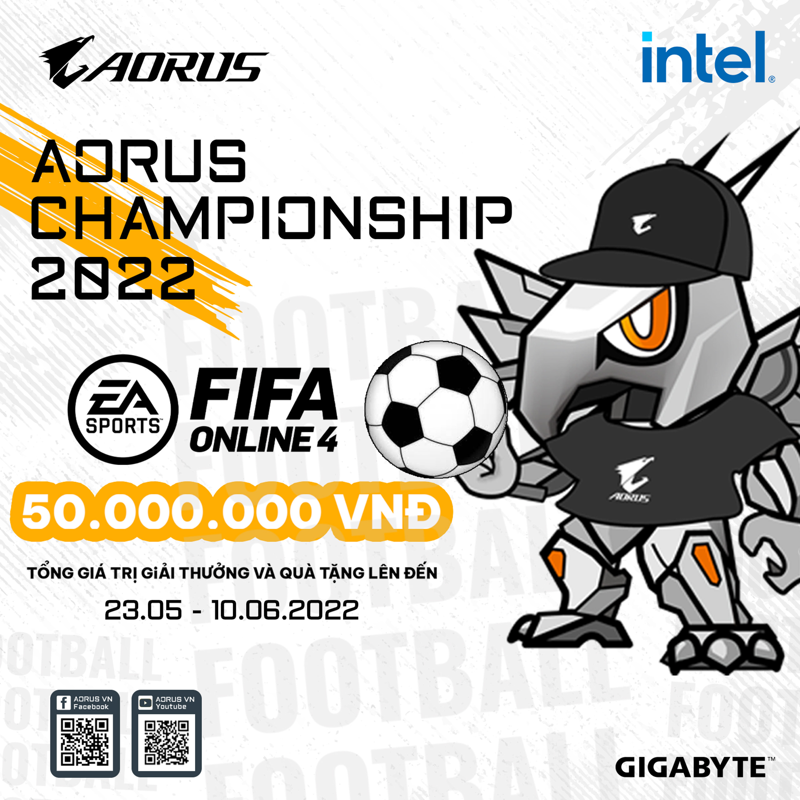 AORUS Championship 2022 FIFA Online 4 - Giải đấu siêu khủng cho Fan bóng đá