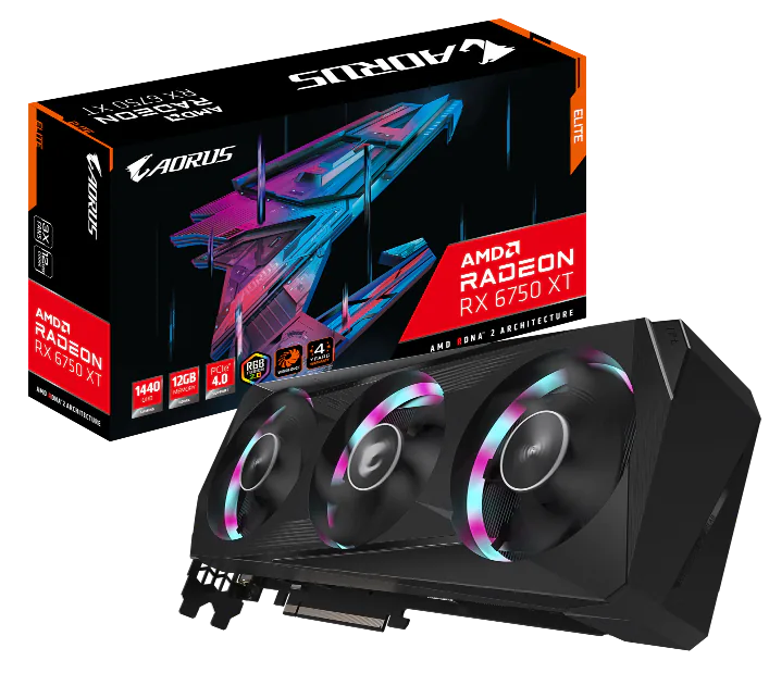 GIGABYTE ra mắt card đồ họa AMD Radeon RX 6950 XT, Radeon RX 6750 XT và Radeon RX 6650 XT