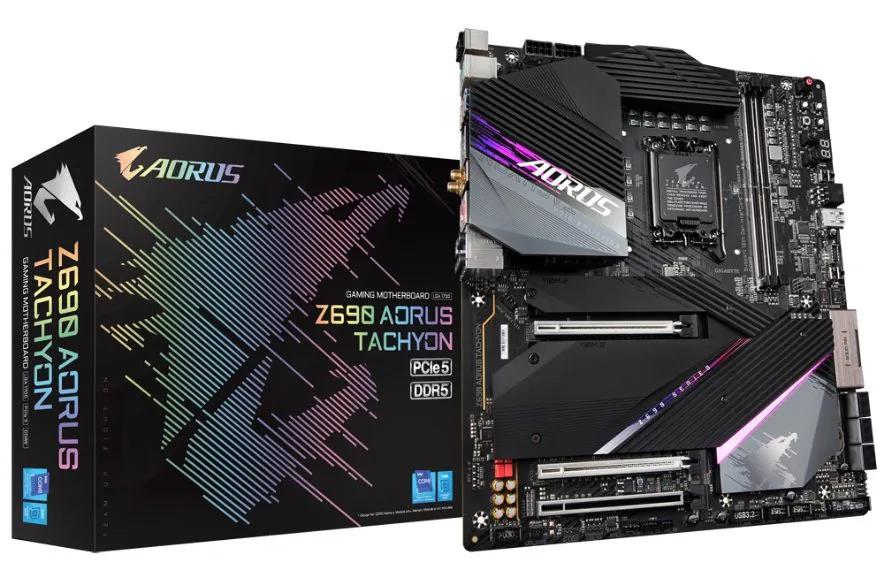 GIGABYTE thiết lập kỷ lục thế giới DDR5-10022 ép xung với Z690 AORUS TACHYON