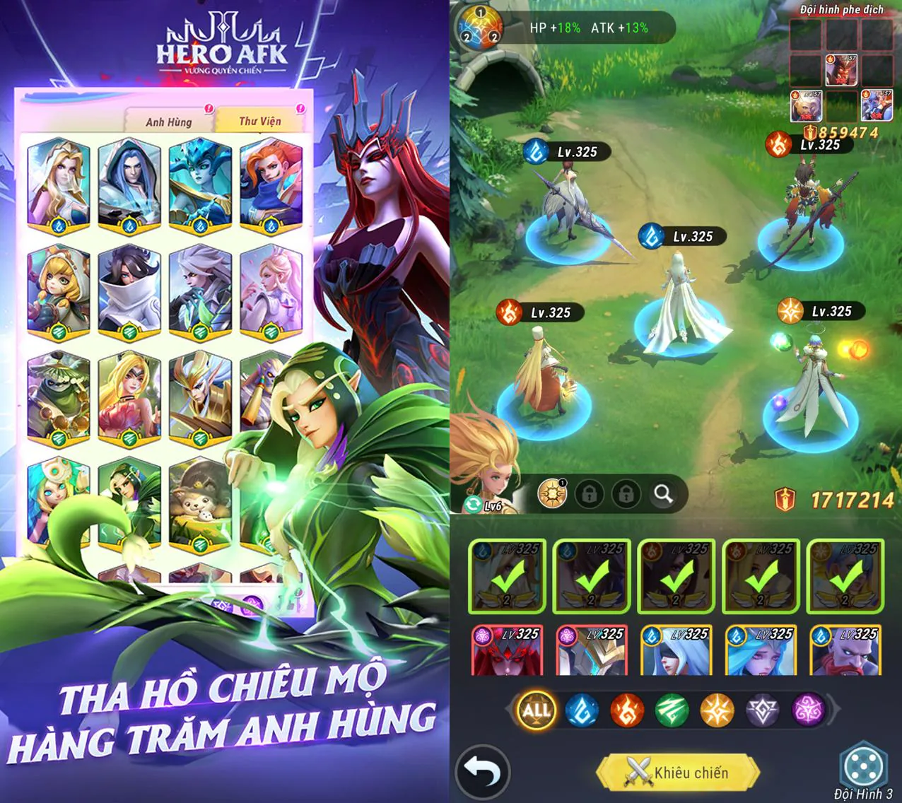 Những lưu ý về đội hình trong Hero AFK: Vương Quyền Chiến - Ghi nhớ ngay để chuẩn bị thực nghiệm