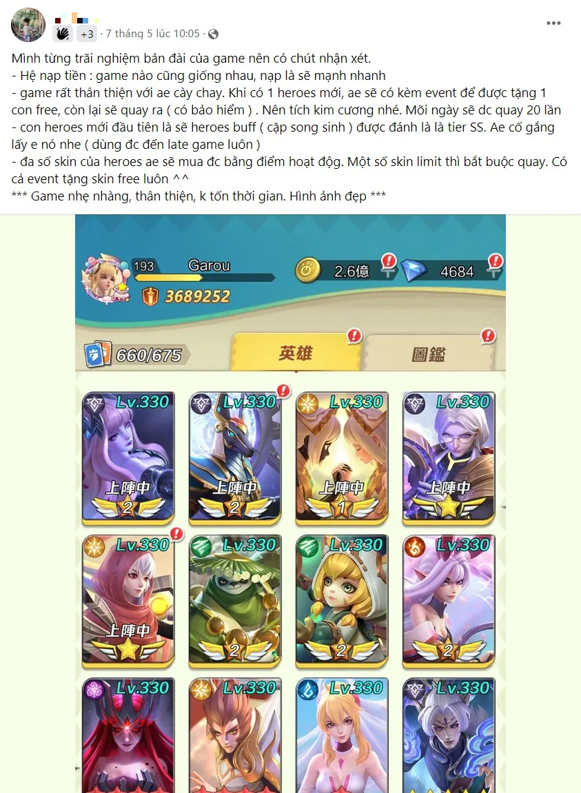Những lưu ý về đội hình trong Hero AFK: Vương Quyền Chiến - Ghi nhớ ngay để chuẩn bị thực nghiệm