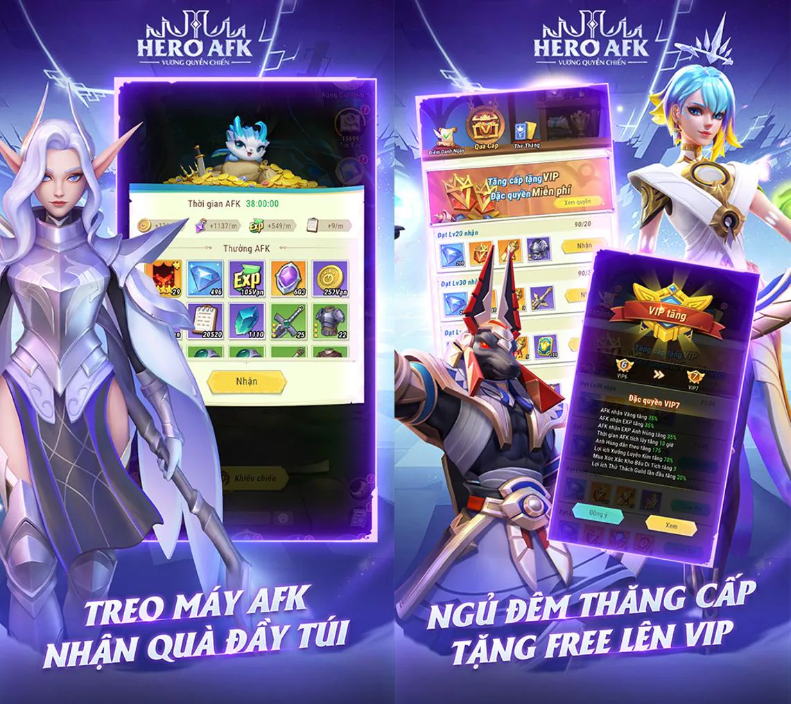 Hero AFK: Vương Quyền Chiến chính thức ra mắt tại Việt Nam và Đông Nam Á