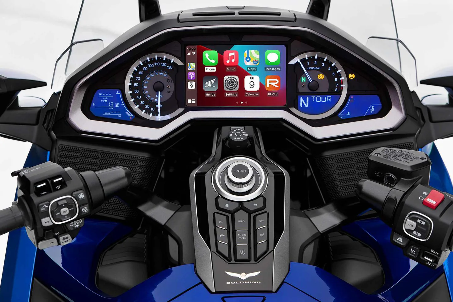 Honda Gold Wing 2022 bản nâng cấp ra mắt dung tích cốp lớn hơn, tương thích Android Auto