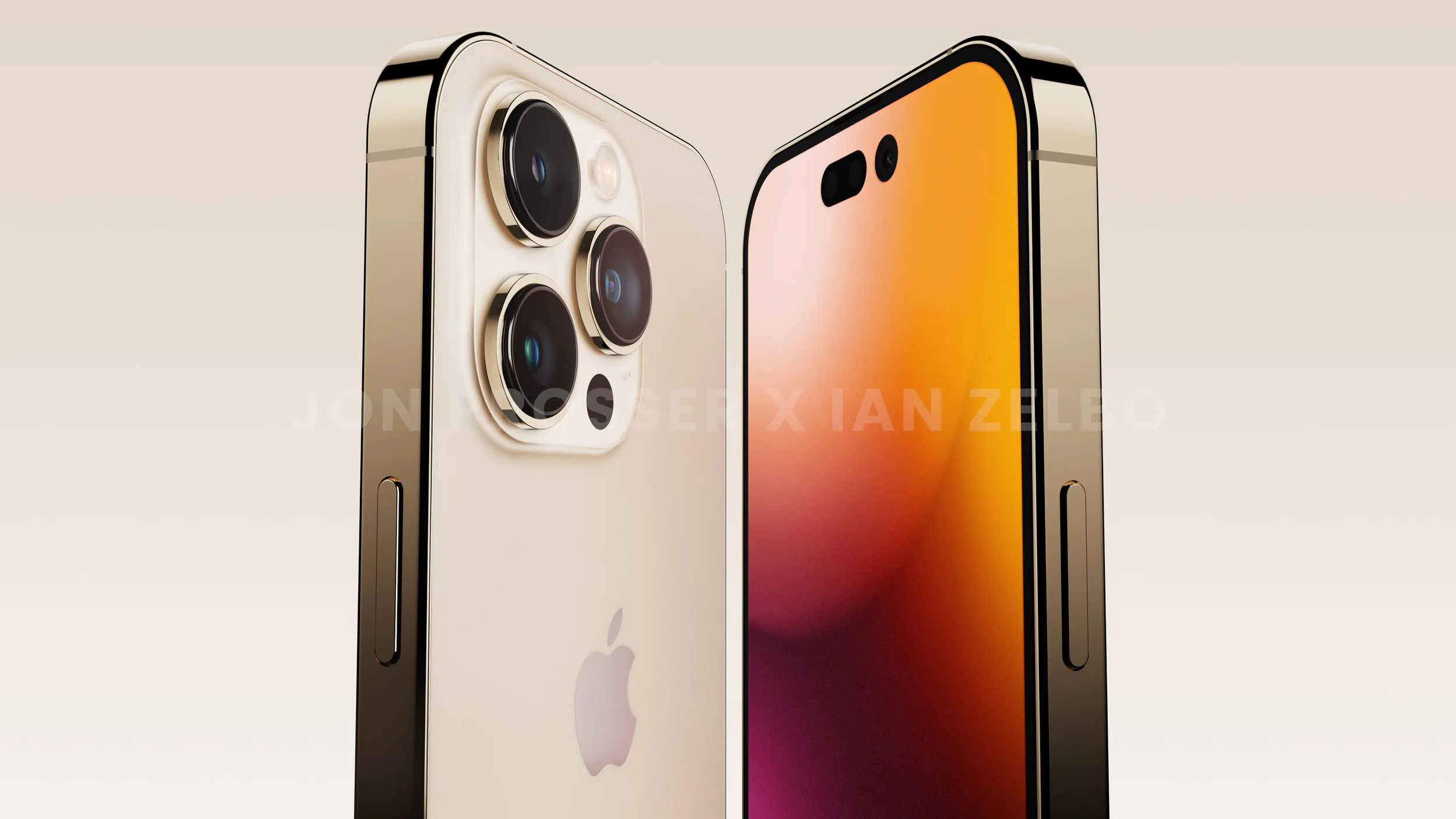 Ảnh render của iPhone 14 Pro cho thấy nhiều thay đổi thiết kế