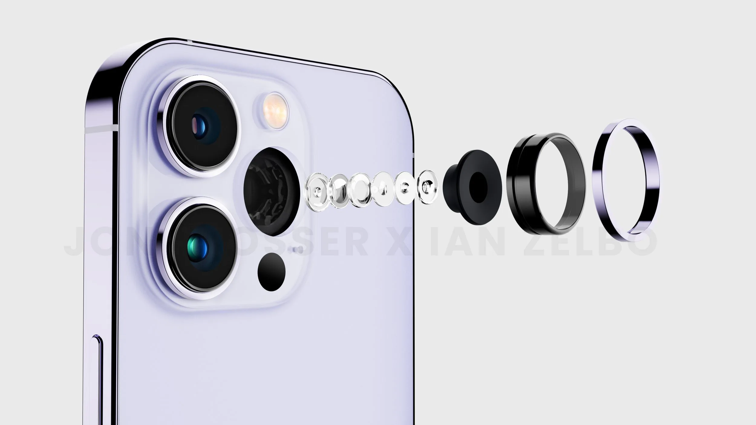 Ảnh render của iPhone 14 Pro cho thấy nhiều thay đổi thiết kế