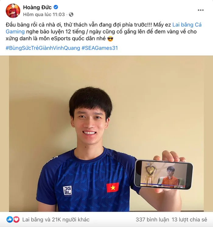Liên Quân Mobile được công nhận là môn eSports số 1 Việt Nam, hứa hẹn sẽ giành huy chương vàng tại SEA Games 31