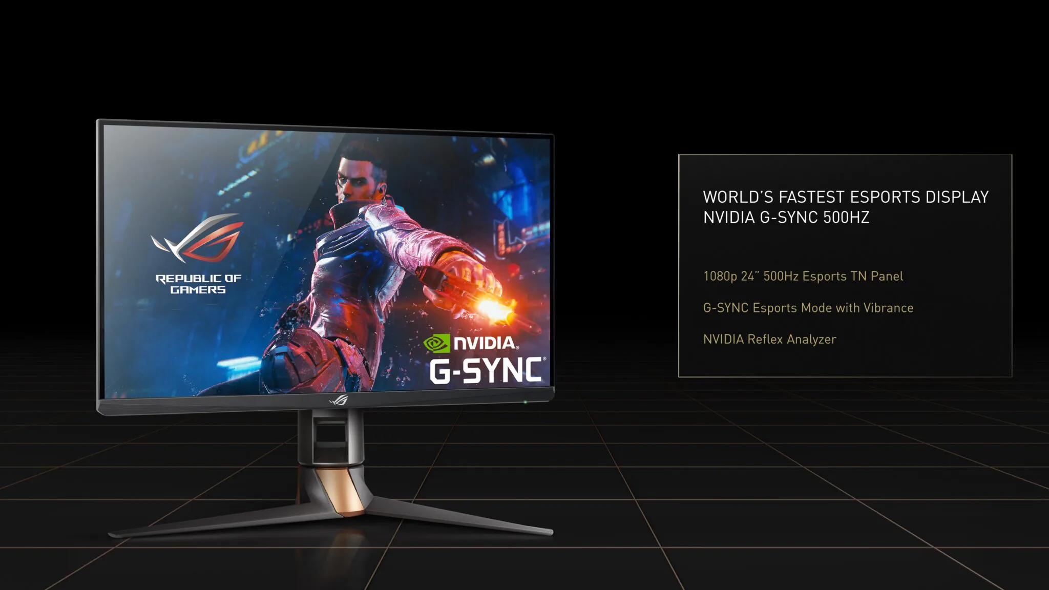 ASUS ROG trình làng màn hình gaming 500Hz đầu tiên trên thế giới cho game thủ eSports