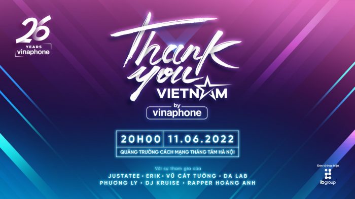 VinaPhone tái xuất với đại nhạc hội “Thanks you, Vienam”, quy tụ dàn sao “khủng”