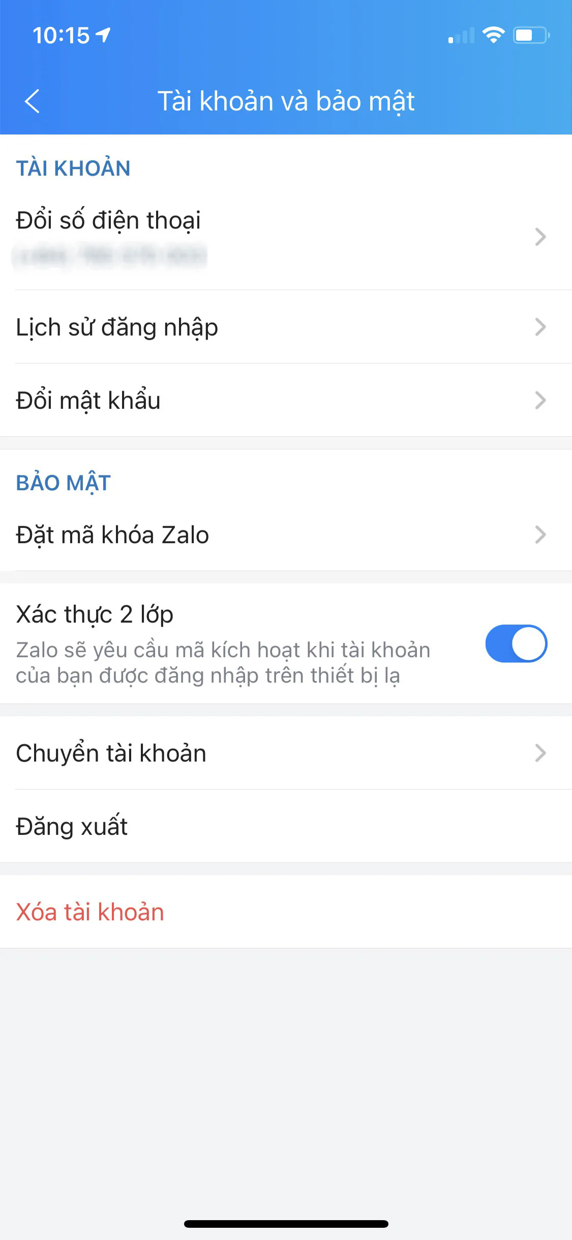 Hướng dẫn cách bật xác thực 2 lớp trên Zalo để bảo vệ tài khoản tốt hơn