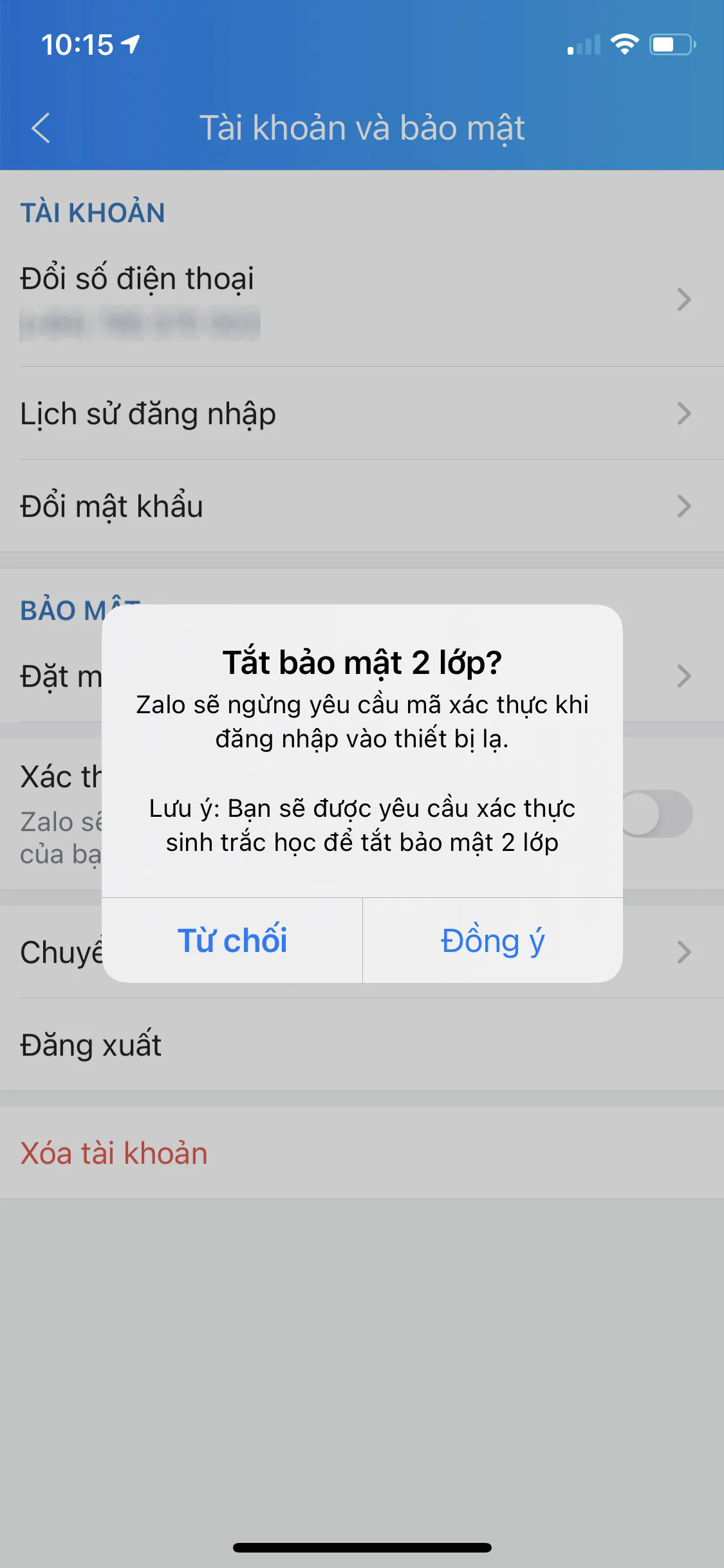 Hướng dẫn cách bật xác thực 2 lớp trên Zalo để bảo vệ tài khoản tốt hơn